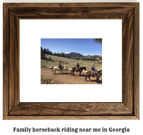 family horseback riding near me Georgia